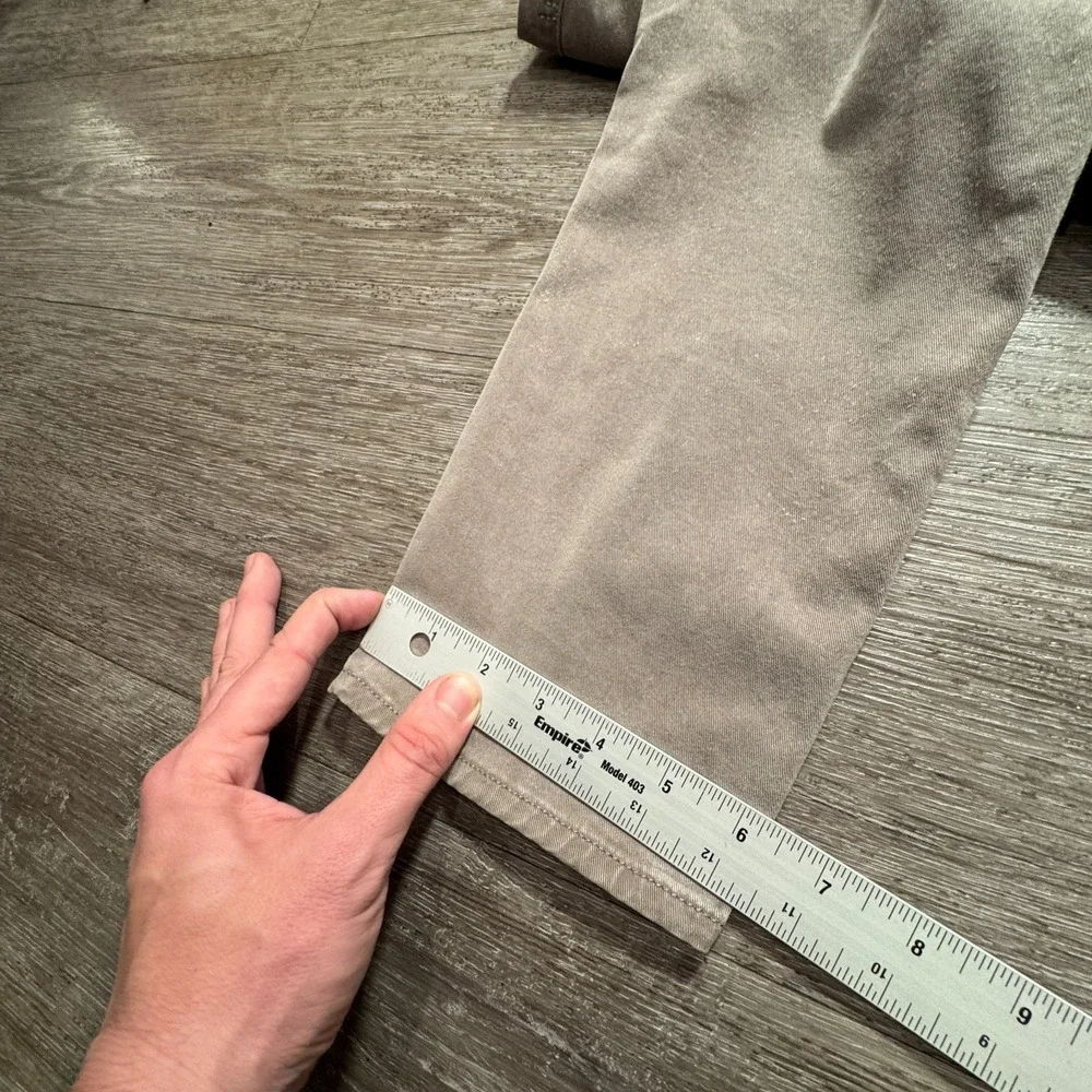 Frame Pants Mens 32 Beige Slim Straight L'homme Lyocell Rayon Blend Casual 32x32